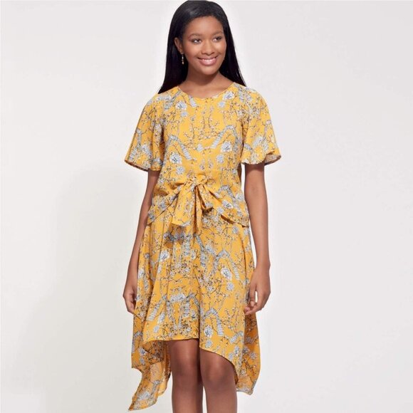 New Look N6609 Sewing Pattern Misses Top & Skirt Tie Belt Size 8-20 - Picture 4 of 6